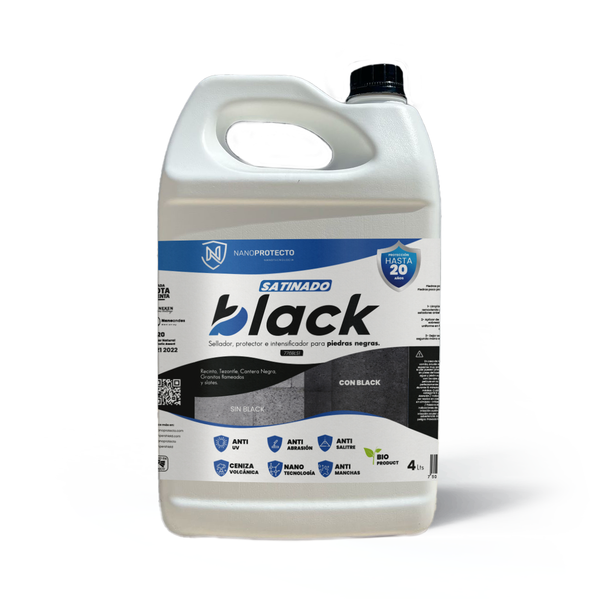 Black Satinado de Nanoprotecto