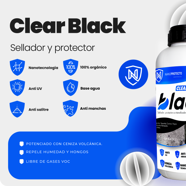 CLEAR BLACK Protector para piedras negras con veta. - Image 2