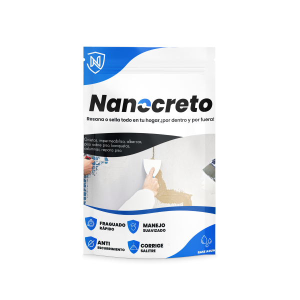 Nanocreto – Sellador y Resanador Nanotecnológico para Interior y Exterior
